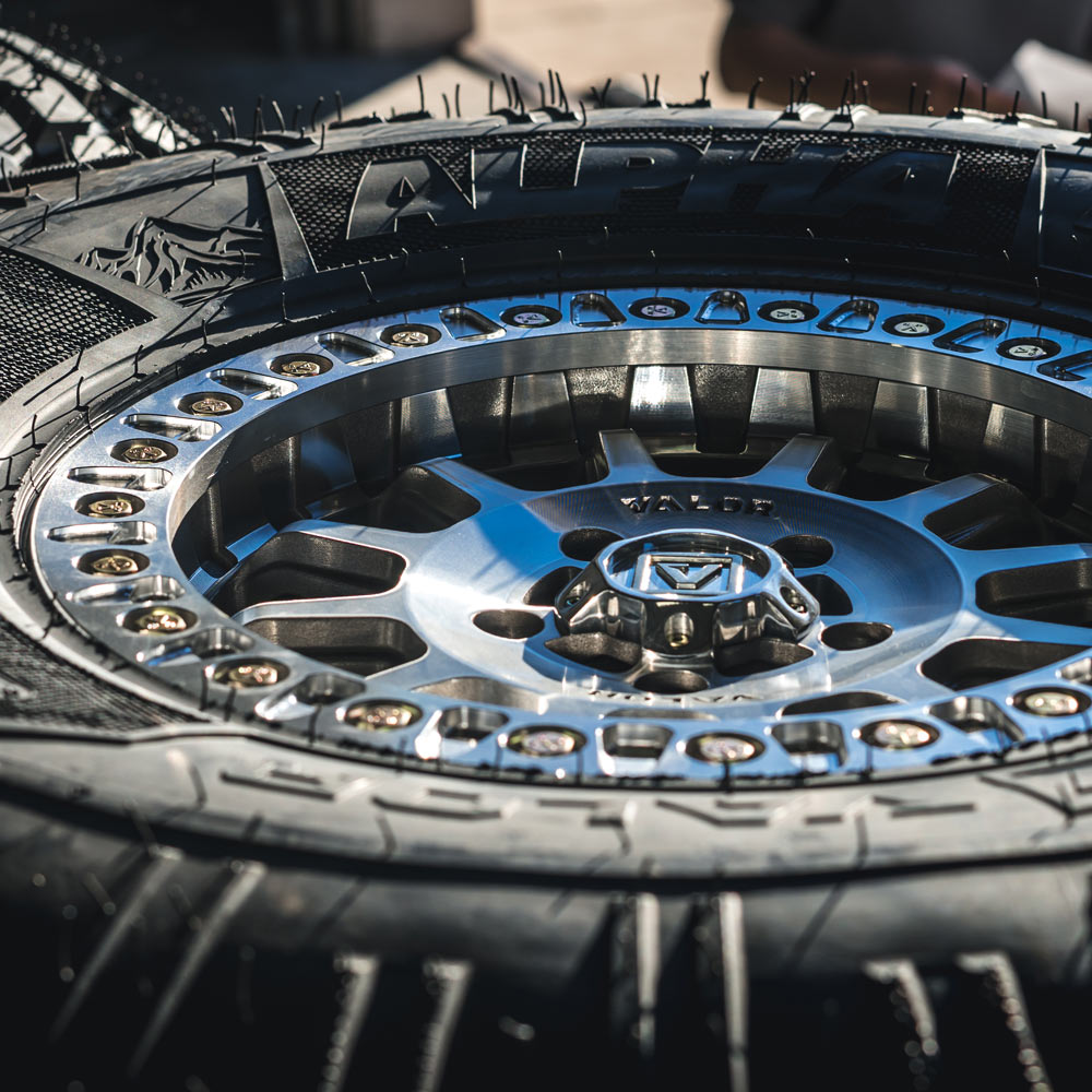 Photo of VCAP2 Center Cap Raw by Valor Offroad - Premium Wheels for UTVs / Side by Sides
