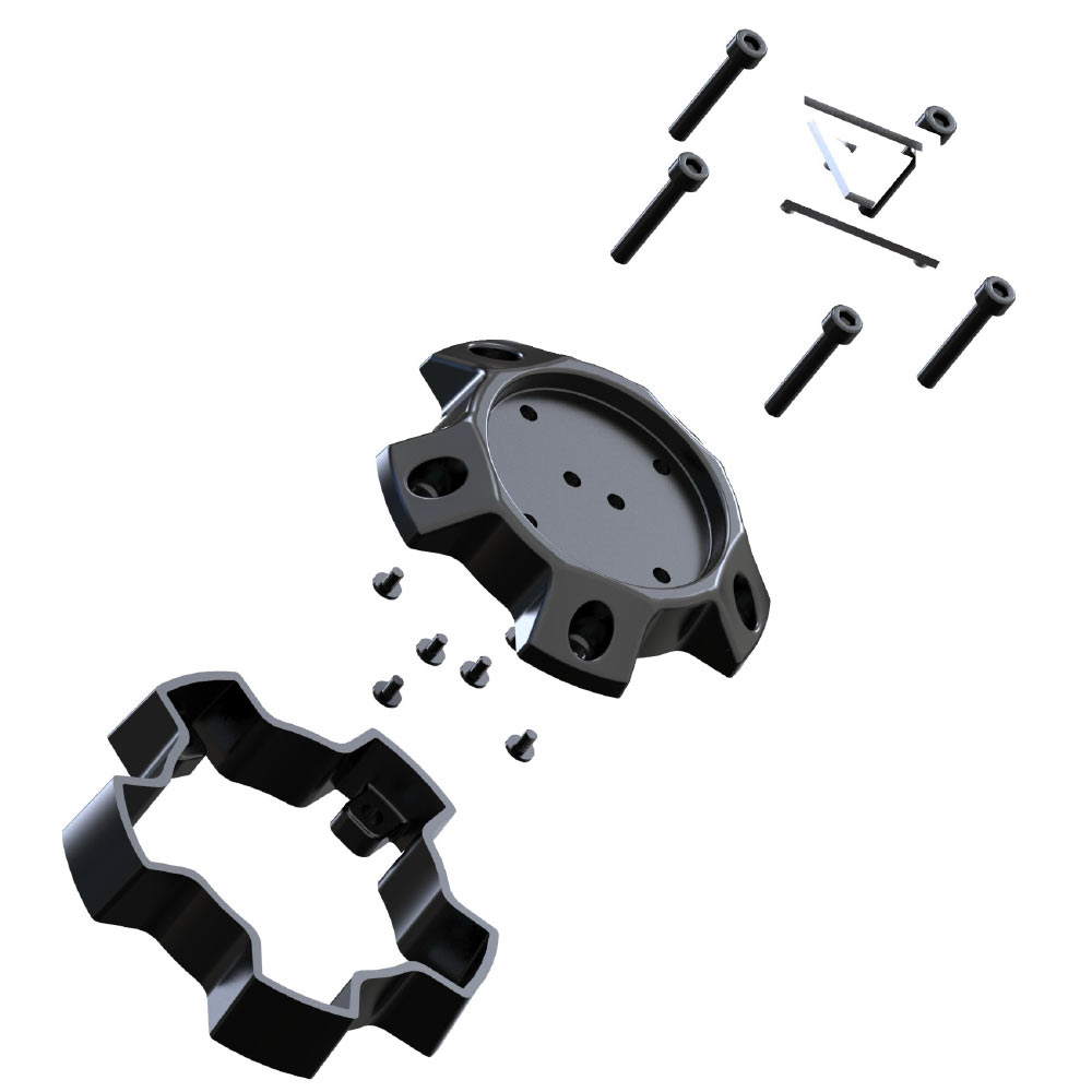 Photo of VCAP2 Center Cap Riser Black by Valor Offroad - Premium Wheels for UTVs / Side by Sides