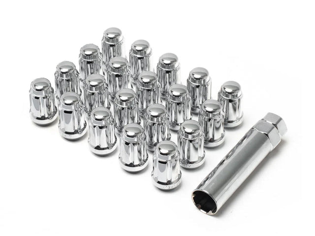Photo of 12x1.5 UTV Wheels Lug Kit Chrome (5-Lug) by Valor Offroad - Premium Lug Nuts & Studs for UTVs / Side by Sides