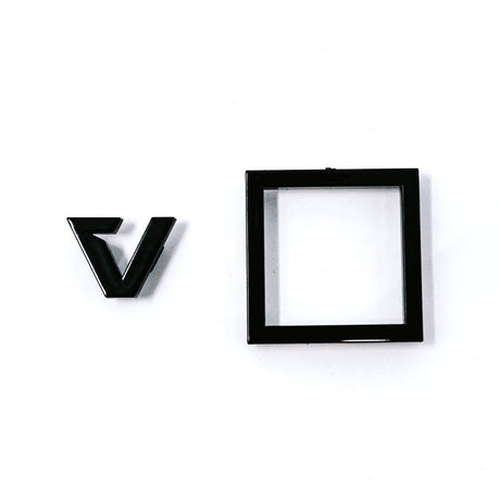 Photo of Center Cap Logo Kit Black by Valor Offroad - Premium Logo Kit for UTVs / Side by Sides