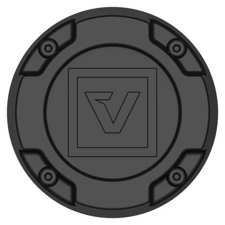 Photo of Center Cap Logo Kit Black by Valor Offroad - Premium Logo Kit for UTVs / Side by Sides