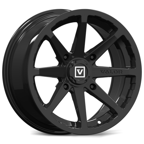 Photo of V01 UTV Wheel Gloss Black by Valor Offroad - Premium UTV Wheel for UTVs / Side by Sides