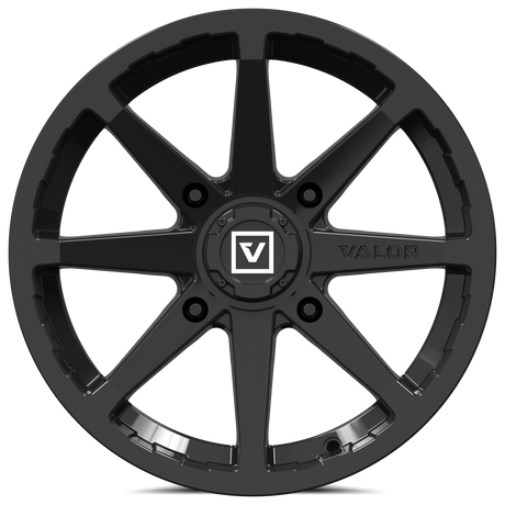 Photo of V01 UTV Wheel Gloss Black by Valor Offroad - Premium UTV Wheel for UTVs / Side by Sides