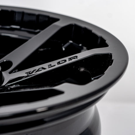 Photo of V01 UTV Wheel Gloss Black by Valor Offroad - Premium UTV Wheel for UTVs / Side by Sides