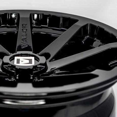 Photo of V01 UTV Wheel Gloss Black by Valor Offroad - Premium UTV Wheel for UTVs / Side by Sides
