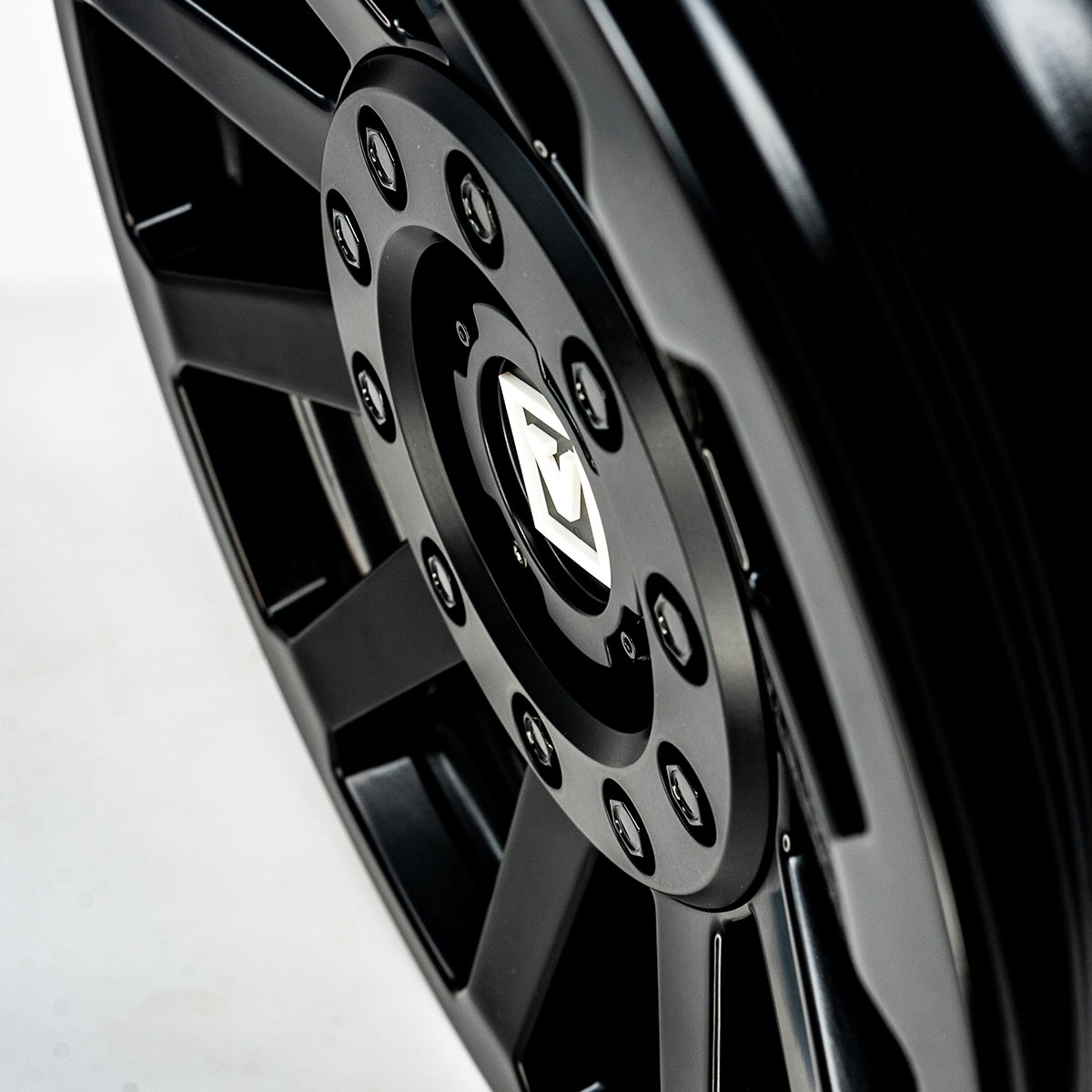 Photo of V02 UTV Wheel Satin Black by Valor Offroad - Premium UTV Wheel for UTVs / Side by Sides