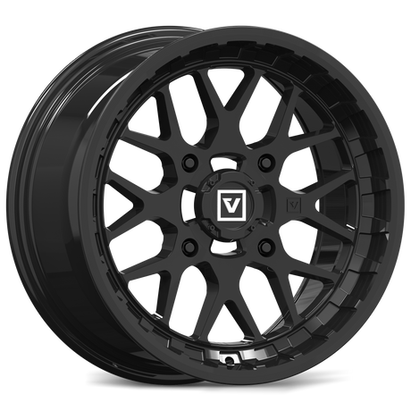 Photo of V03 UTV Wheel Gloss Black by Valor Offroad - Premium UTV Wheel for UTVs / Side by Sides