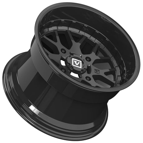 Photo of V03 UTV Wheel Gloss Black by Valor Offroad - Premium UTV Wheel for UTVs / Side by Sides