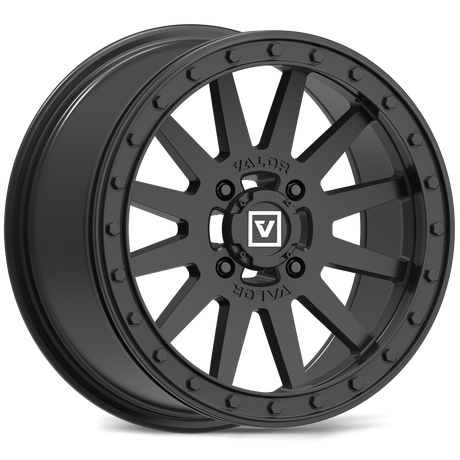 Photo of V05 UTV Wheel Satin Black by Valor Offroad - Premium UTV Wheel for UTVs / Side by Sides