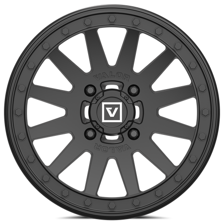 Photo of V05 UTV Wheel Satin Black by Valor Offroad - Premium UTV Wheel for UTVs / Side by Sides
