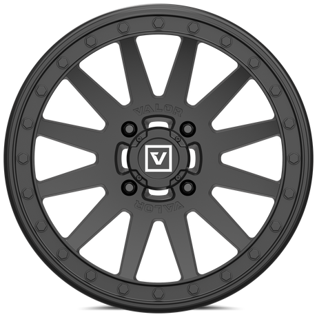 Photo of V05 UTV Wheel Satin Black by Valor Offroad - Premium UTV Wheel for UTVs / Side by Sides