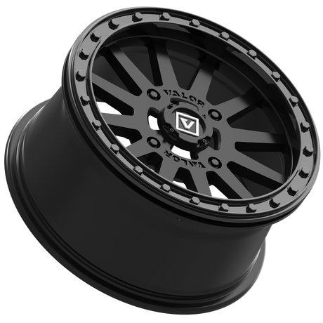 Photo of V05 UTV Wheel Satin Black by Valor Offroad - Premium UTV Wheel for UTVs / Side by Sides