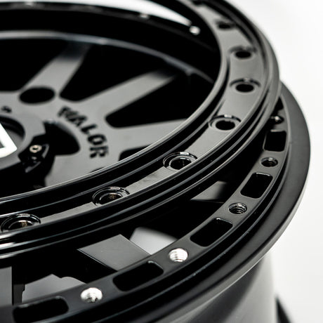 Photo of V05 UTV Wheel Satin Black by Valor Offroad - Premium UTV Wheel for UTVs / Side by Sides