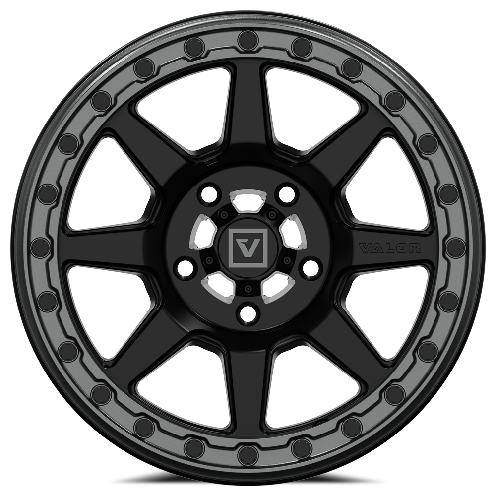 Photo of V13 Beadlock UTV Wheel Satin Black by Valor Offroad - Premium UTV Wheel for UTVs / Side by Sides