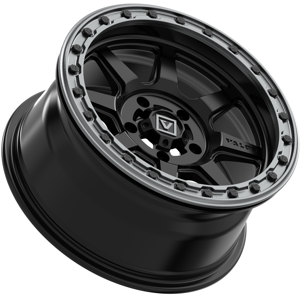 Photo of V13 Beadlock UTV Wheel Satin Black by Valor Offroad - Premium UTV Wheel for UTVs / Side by Sides