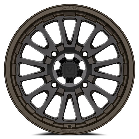 Photo of V14 UTV Wheel Root Beer by Valor Offroad - Premium UTV Wheel for UTVs / Side by Sides