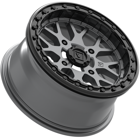 Photo of V07 Beadlock UTV Wheel Satin Graphite by Valor Offroad - Premium UTV Wheel for UTVs / Side by Sides