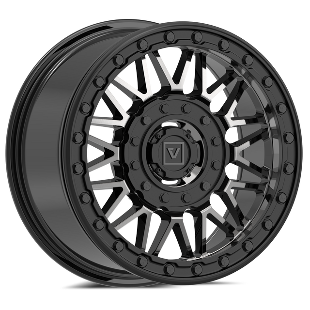 Photo of V08 Beadlock UTV Wheel Dark Tint by Valor Offroad - Premium UTV Wheel for UTVs / Side by Sides
