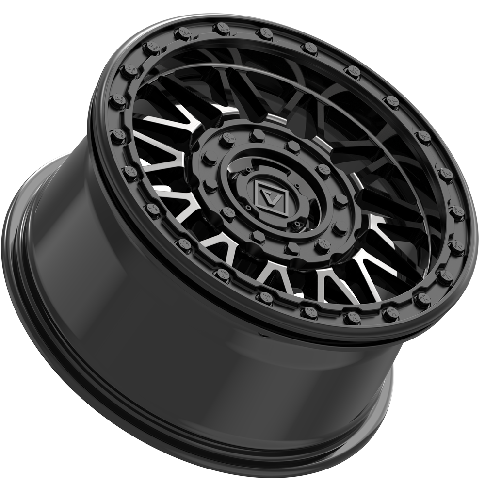 Photo of V08 Beadlock UTV Wheel Dark Tint by Valor Offroad - Premium UTV Wheel for UTVs / Side by Sides