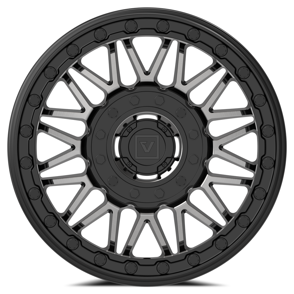Photo of V08 Beadlock UTV Wheel Dark Tint by Valor Offroad - Premium UTV Wheel for UTVs / Side by Sides