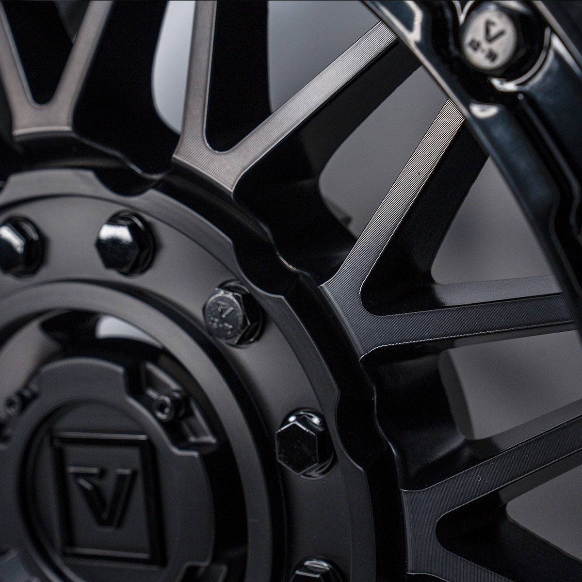 Photo of V08 Beadlock UTV Wheel Dark Tint by Valor Offroad - Premium UTV Wheel for UTVs / Side by Sides