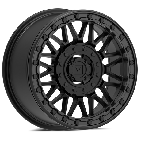 Photo of V08 Beadlock UTV Wheel Satin Black by Valor Offroad - Premium UTV Wheel for UTVs / Side by Sides