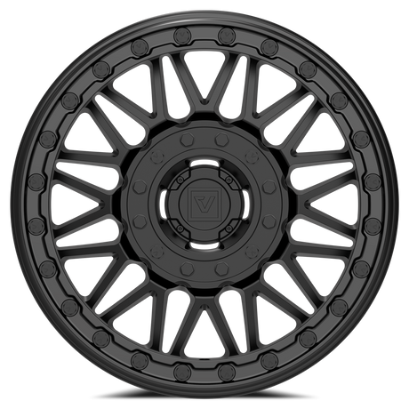 Photo of V08 Beadlock UTV Wheel Satin Black by Valor Offroad - Premium UTV Wheel for UTVs / Side by Sides