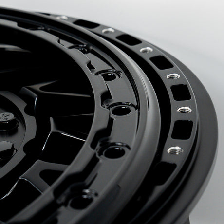 Photo of V08 Beadlock UTV Wheel Satin Black by Valor Offroad - Premium UTV Wheel for UTVs / Side by Sides