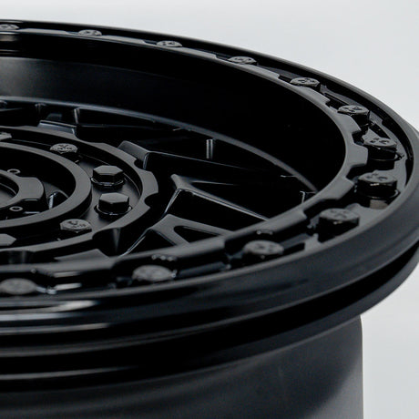 Photo of V08 Beadlock UTV Wheel Satin Black by Valor Offroad - Premium UTV Wheel for UTVs / Side by Sides