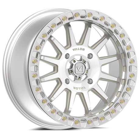 Photo of V09 Beadlock UTV Wheel Raw Machined by Valor Offroad - Premium UTV Wheel for UTVs / Side by Sides