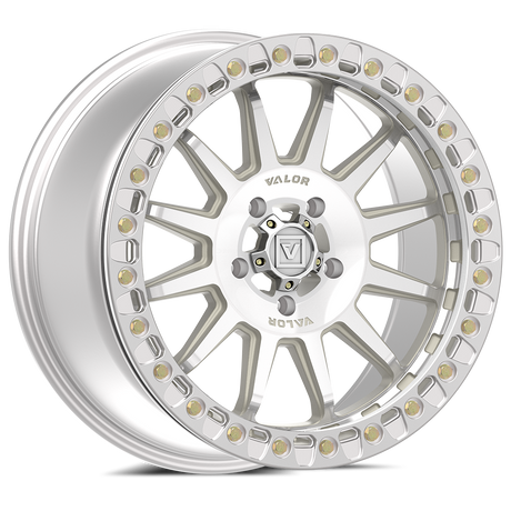 Photo of V09 Beadlock UTV Wheel Raw Machined by Valor Offroad - Premium UTV Wheel for UTVs / Side by Sides