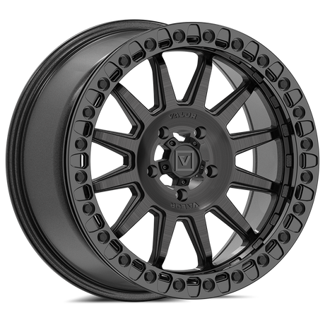Photo of V09 Beadlock UTV Wheel Brushed Charcoal by Valor Offroad - Premium UTV Wheel for UTVs / Side by Sides