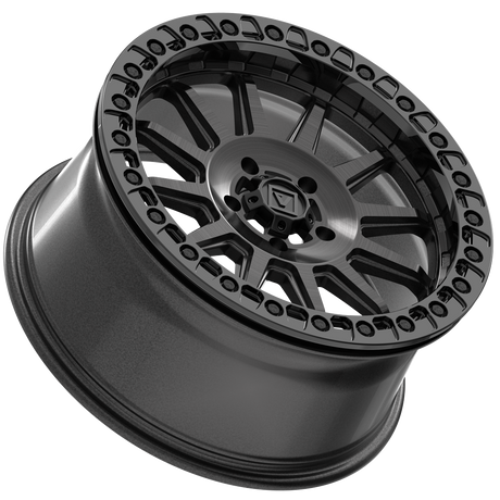 Photo of V09 Beadlock UTV Wheel Brushed Charcoal by Valor Offroad - Premium UTV Wheel for UTVs / Side by Sides