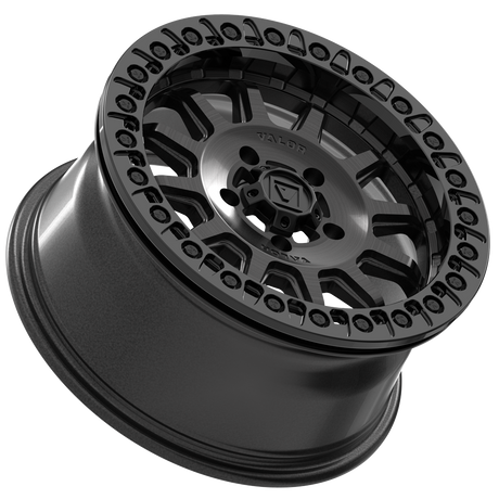 Photo of V09 Beadlock UTV Wheel Brushed Charcoal by Valor Offroad - Premium UTV Wheel for UTVs / Side by Sides