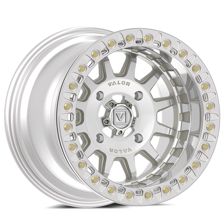 Photo of V09 Beadlock UTV Wheel Raw Machined by Valor Offroad - Premium UTV Wheel for UTVs / Side by Sides