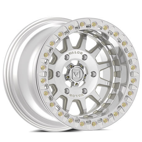 Photo of V09 Beadlock UTV Wheel Raw Machined by Valor Offroad - Premium UTV Wheel for UTVs / Side by Sides