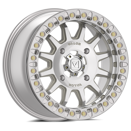 Photo of V09 Beadlock UTV Wheel Raw Machined by Valor Offroad - Premium UTV Wheel for UTVs / Side by Sides