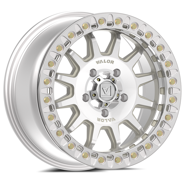 Photo of V09 Beadlock UTV Wheel Raw Machined by Valor Offroad - Premium UTV Wheel for UTVs / Side by Sides
