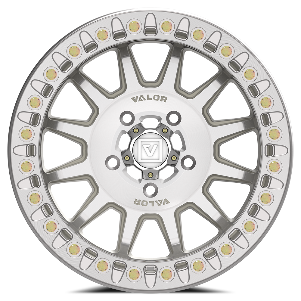 Photo of V09 Beadlock UTV Wheel Raw Machined by Valor Offroad - Premium UTV Wheel for UTVs / Side by Sides