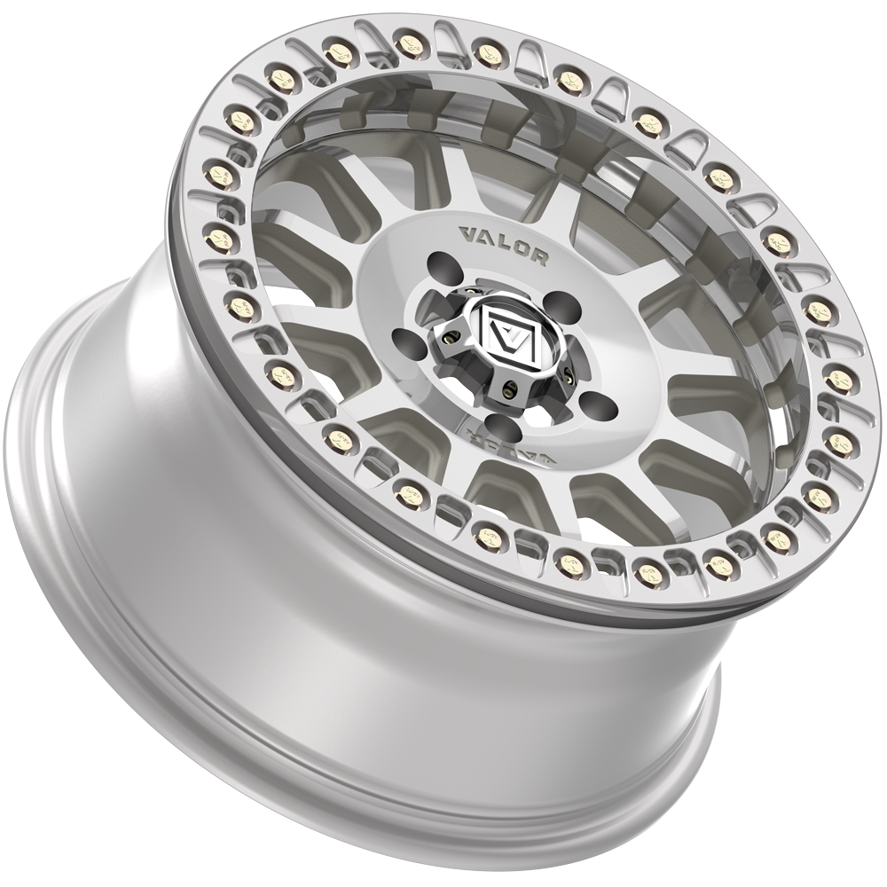 Photo of V09 Beadlock UTV Wheel Raw Machined by Valor Offroad - Premium UTV Wheel for UTVs / Side by Sides