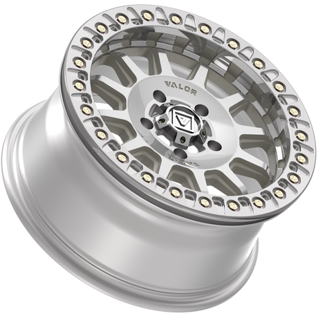 Photo of V09 Beadlock UTV Wheel Raw Machined by Valor Offroad - Premium UTV Wheel for UTVs / Side by Sides
