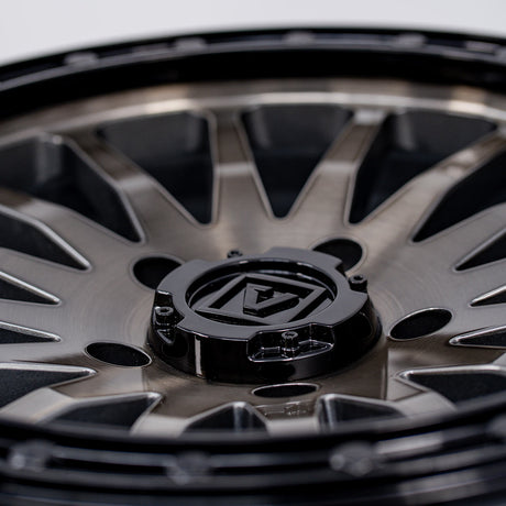 Photo of V06 Beadlock UTV Wheel Brushed Gunmetal by Valor Offroad - Premium UTV Wheel for UTVs / Side by Sides