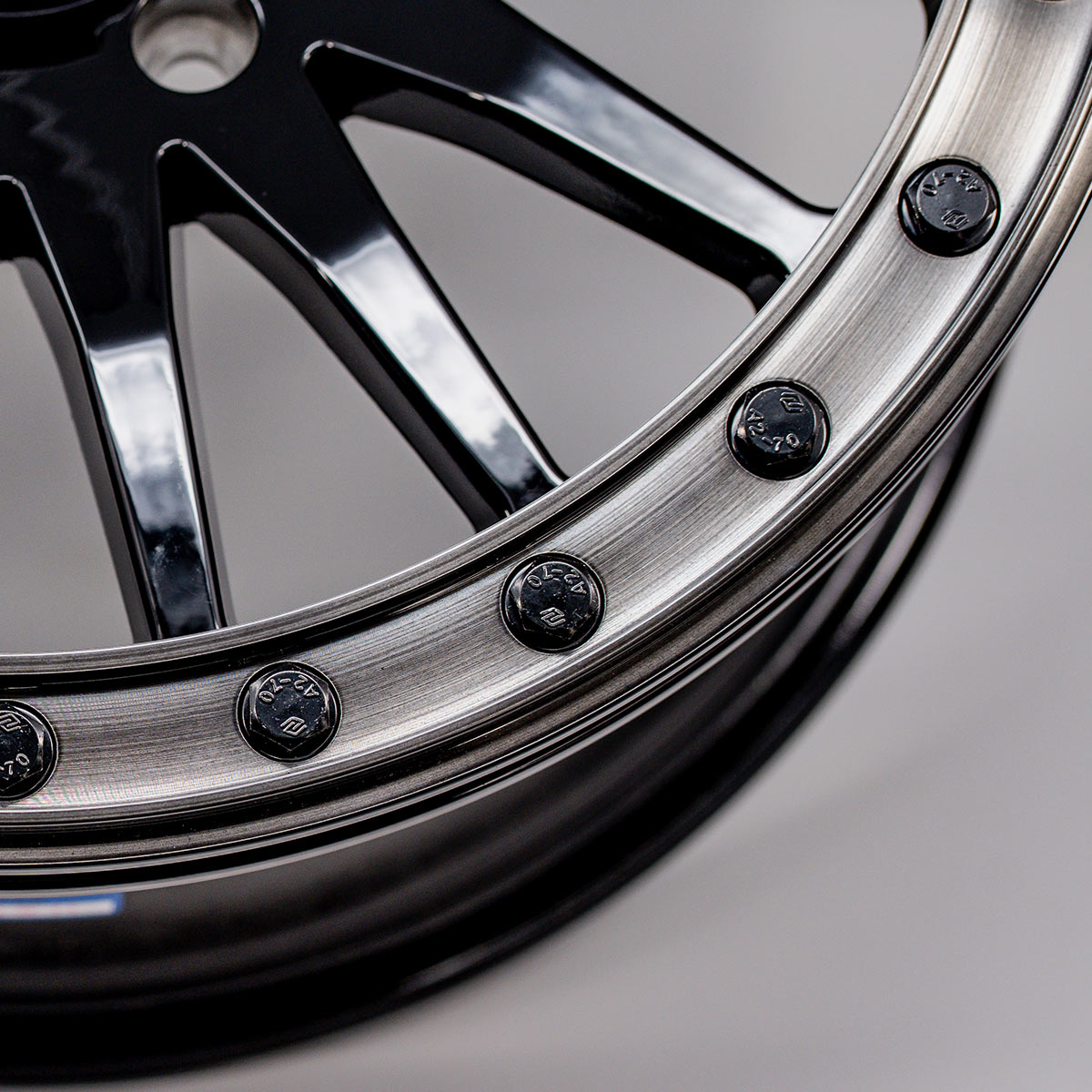 Photo of V06 Beadlock UTV Wheel Gloss Black by Valor Offroad - Premium UTV Wheel for UTVs / Side by Sides