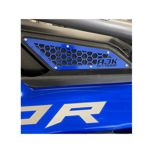 Intake Vent Covers Polaris Pro XP / Pro R / Turbo R  AJK Offroad Outside Lifted Lime 