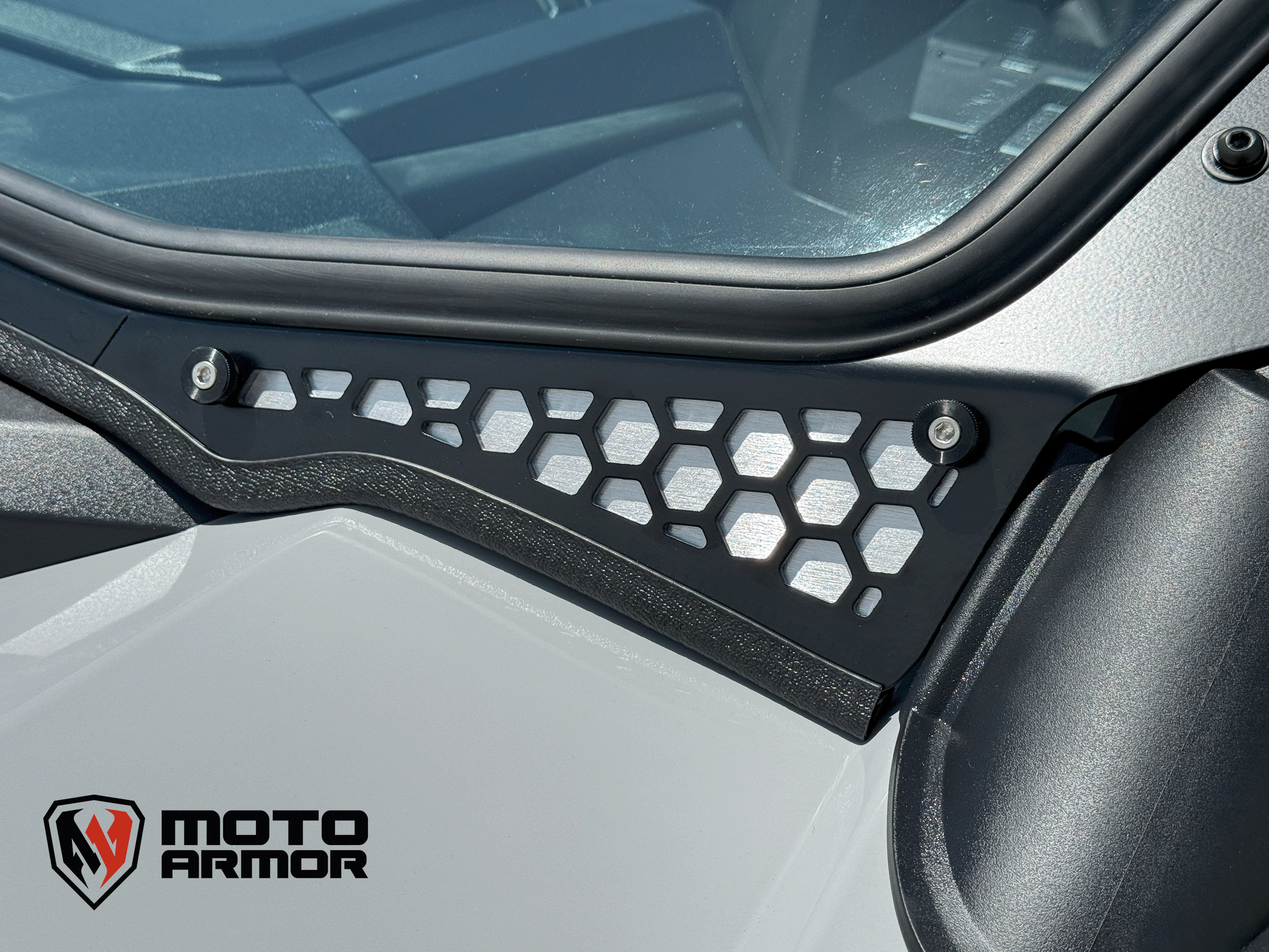 Photo of Polaris RZR Pro Max Visibility Full Glass Windshield by Moto Armor - Premium Windshields for UTVs / Side by Sides