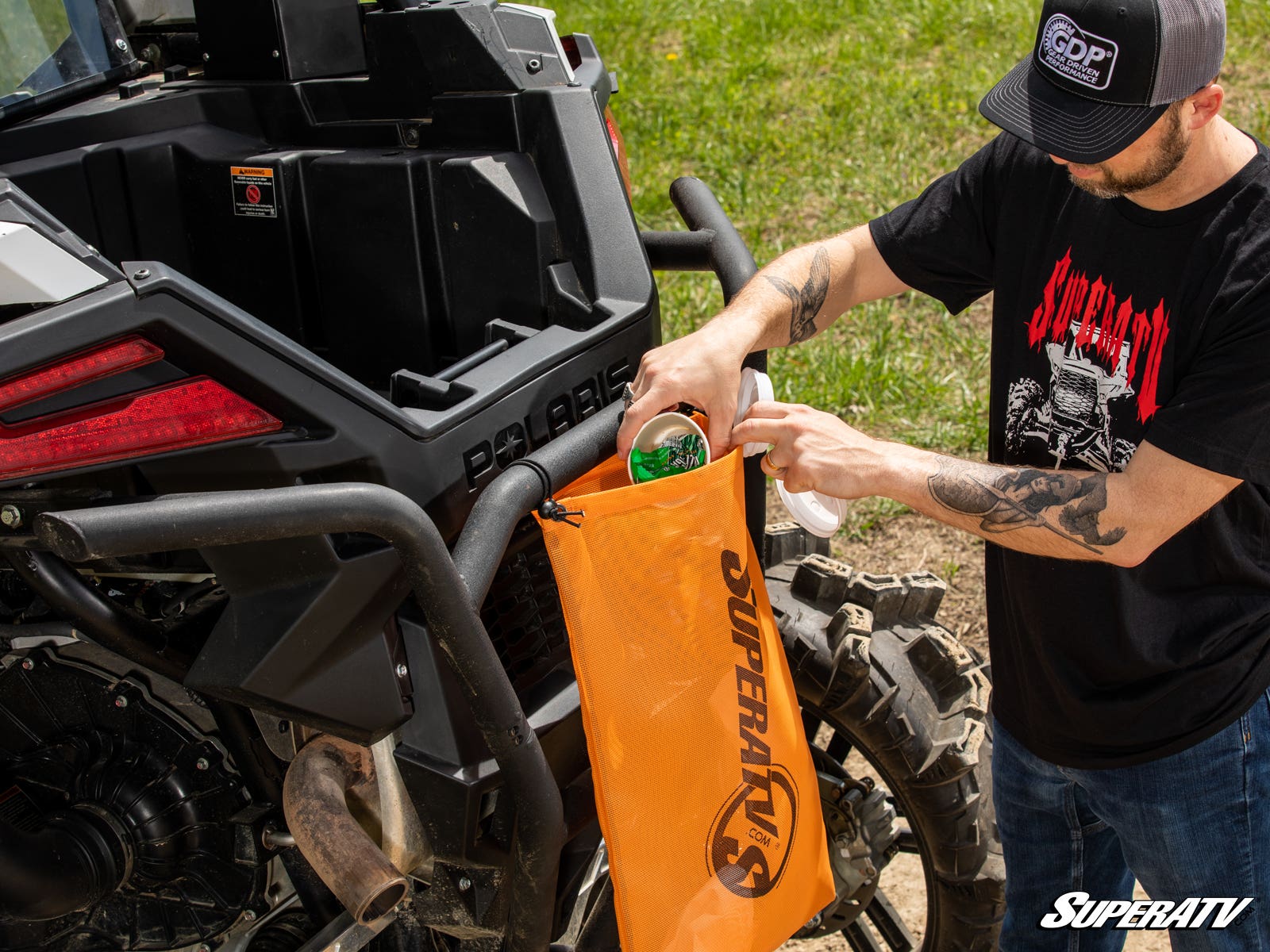Photo of SuperATV Mesh UTV Trash Bag by SuperATV - Premium Cleaning Supplies for UTVs / Side by Sides