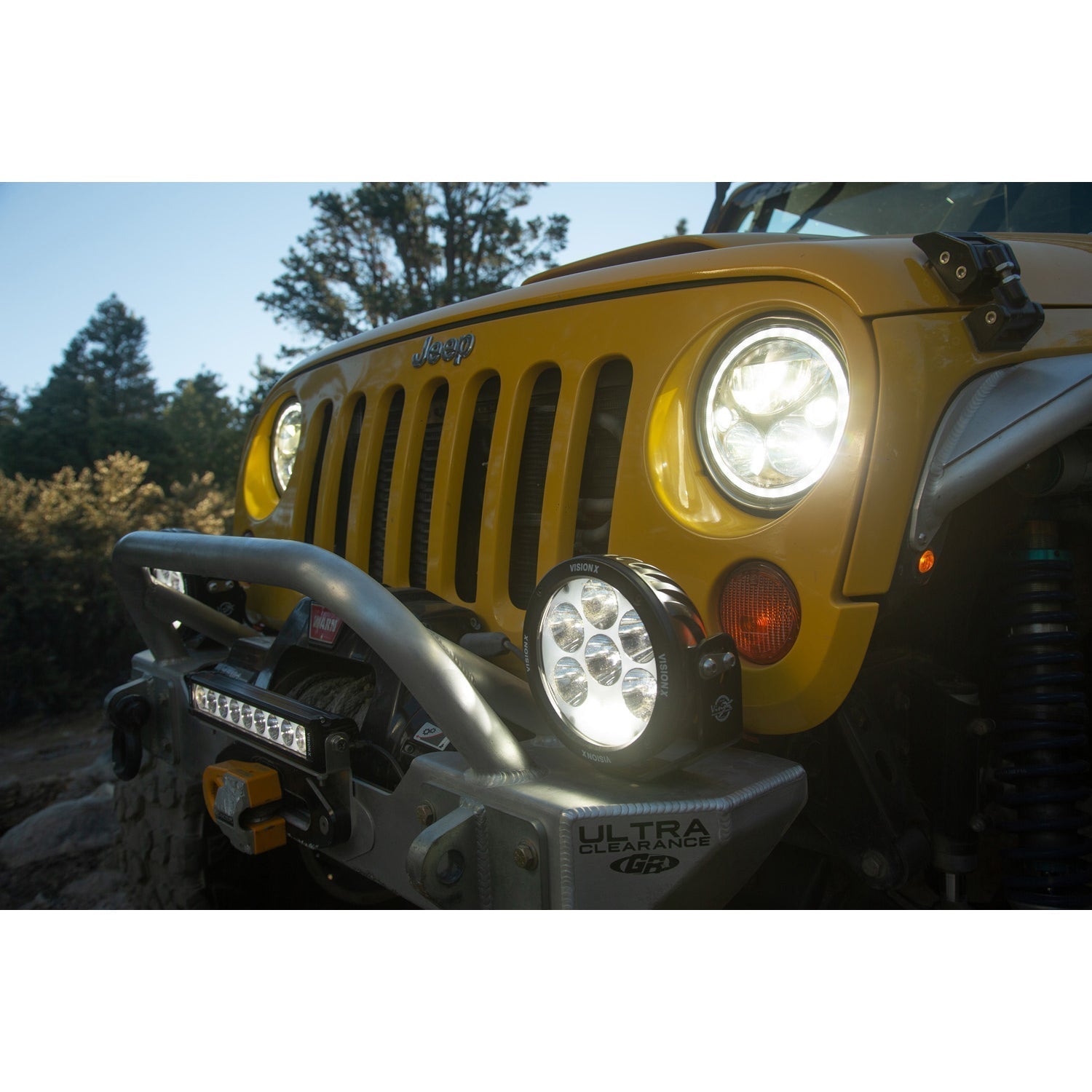 Photo of 6.7" ADV Light Cannon Kit by Vision X Off-Road - Premium LED Driving Light for UTVs / Side by Sides