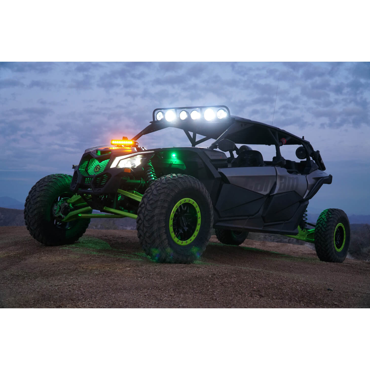 Photo of 4.7" CG2 Single LED Light Cannon Kit by Vision X Off-Road - Premium LED Driving Light for UTVs / Side by Sides