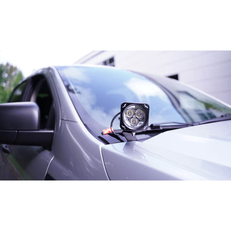Photo of 2019+ Ford Ranger A-Pillar Mounts With 20 WATT Mini Cannon by Vision X Off-Road - Premium Vehicle Specific Kit for UTVs / Side by Sides