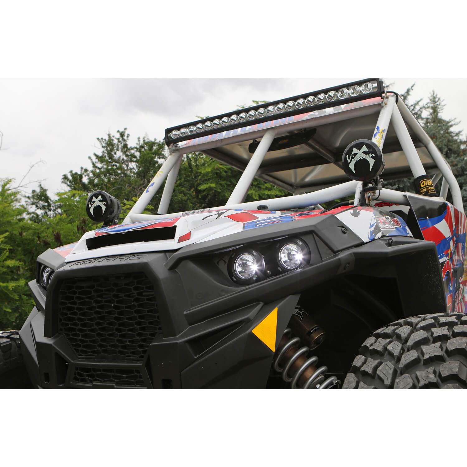 Photo of 3.7" Optimus Round 20° Beam LED Light by Vision X Off-Road - Premium LED Driving Light for UTVs / Side by Sides
